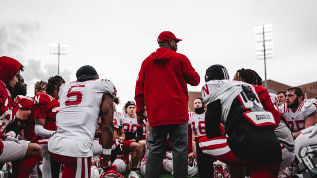 Mickey Joseph 2022 practice Michigan week Nebraska football